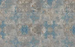 پوستر دیواری پتینه و نقش های سنتی اسلیمی PA0104