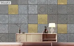 پوستر دیواری پتینه و موزاییک های اسلیمی PA0068