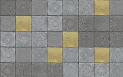 پوستر دیواری پتینه و موزاییک های اسلیمی PA0068