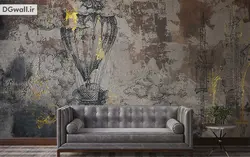 پوستر دیواری پتینه و نقاشی بالن PA0065