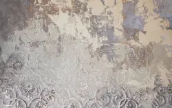 پوستر دیواری پتینه با نقش های سنتی PA0056