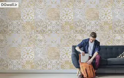 پوستر دیواری پتینه و کاشی کاری PA0045