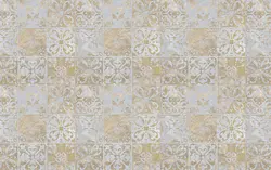 پوستر دیواری پتینه و کاشی کاری PA0045