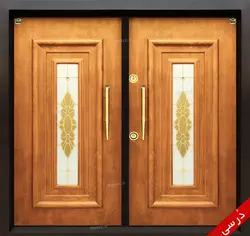 درب ضد سرقت 2 لنگه ونی گلس