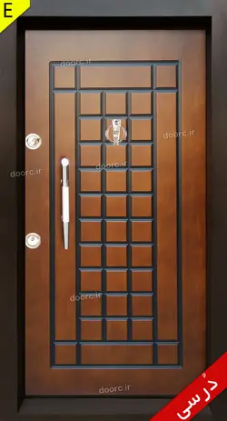 درب اکونومی مدل مارکوتری روکش راش