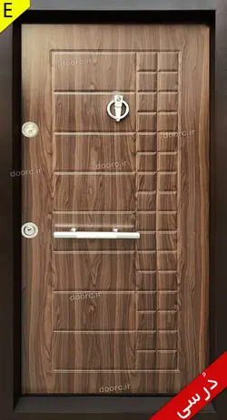 درب اکونومی مدل نگین PVC گردونوین