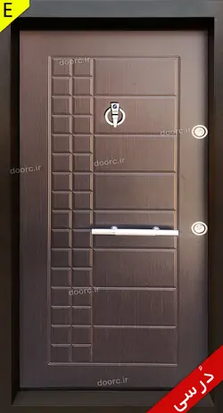 درب اکونومی مدل نگین PVC ونگه