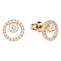 گوشواره زنانه سواروسکی مدل  Bestseller Creativity Circle Pierced Earrings