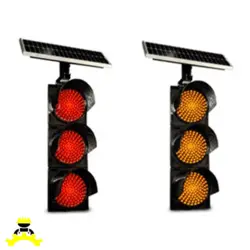 چراغ راهنمایی سه خونه سولار