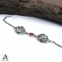 دستبند نقره خلوت دل - گالری جواهرات نقره آتنا