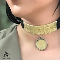گردنبند نقره چوکر - گالری جواهرات نقره آتنا
