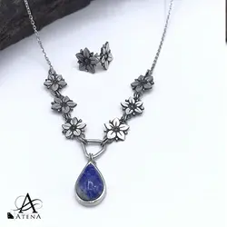 گوشواره نقره طرح مهر - گالری جواهرات نقره آتنا