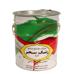 رنگ روغنی نیمه براق آلکیدی سحر کد 760 (حلب)24 کیلویی - مصالح سازه