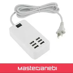 شارژر 6 پورت 30W USB - قیمت خرید فروش مستر جانبی