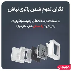 مشخصات و قیمت سنسور رطوبت و دما شیائومی مدل LYWSD03MMC | فروشگاه موبوتل