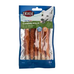 تشویقی سگ با طعم پوست گاو و دورپیچ مرغ تریکسی Trixie