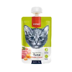 پودینگ گربه با طعم ماهی تن ونپی Wanpy