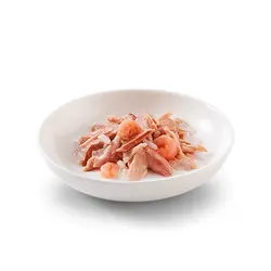 کنسرو گربه 140 گرمی ماهی تن و میگو در ژله شسیر Schesir