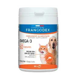 قرص تقویت مفاصل سگ و گربه با امگا 3 فرانکودکس Francodex