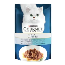 پوچ گربه با ماهی اقیانوسی و تن گورمت Gourmet Ocean Fish