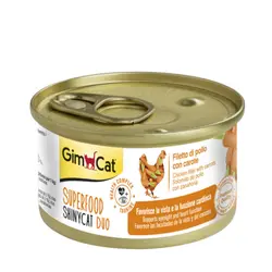 کنسرو گربه با فیله مرغ و هویج جیم کت – GimCat Chicken Carrots