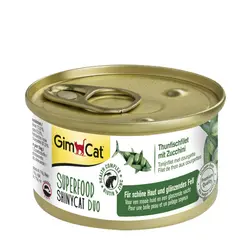 کنسرو گربه با فیله ماهی تن و کدو سبز جیم کت – GimCat tuna fillet