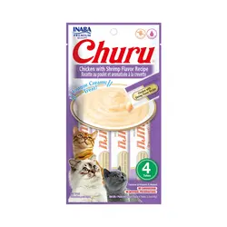 بستنی گربه با طعم میگو و مرغ چورو – Churu