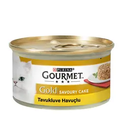 کنسرو گربه کیکی مرغ و هویج گورمت - Tavukluve Havuçlu