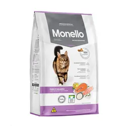 غذای گربه استریلایزد با بوقلمون و سالمون Sterilized مونلو وزن 1 کیلوگرم