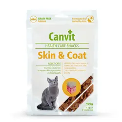تشویقی گربه اسکین اند کوت کنویت – Canvit Skin &amp; Coat Snacks