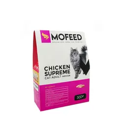 غذای گربه بالغ خیابانی چیکن سوپریم Chicken Supreme مفید 500 گرم