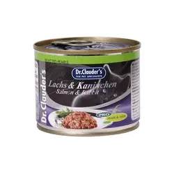 کنسرو گربه هیر اند اسکین با طعم سالمون دکتر کلادرز – Salmon Rabbit