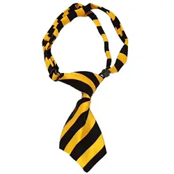 کراوات سگ و گربه با دو بند و تم مشکی و زرد