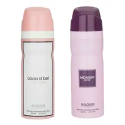 اسپری بدن زنانه رودیر مدل ML مجموعه 2 عددی - فروشگاه عطر و ادکلن رایحه