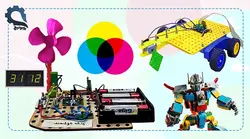 بسته آموزشی رباتیک و الکترونیک ترم 2 روبونیچ - روبونیچ