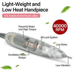 سوهان برقی نیل دریل مدل JMD-207 nail Drill JMD-207