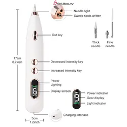 دستگاه لیزر پلاسما 9حالته شارژی پاک کننده زگیل خال ولکه وکوشت اضافی مدل 2023