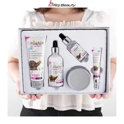 ست 5تکیه مراقبت از پوست صورت کلاژن حلزون