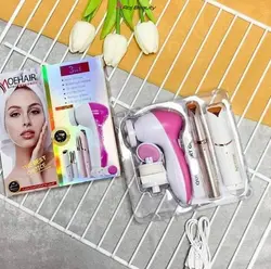 پک اورجینال مراقبت از پوست Moehair Beauty 3IN1. ماساژور صورت موکن صورت وبدن فلاوز