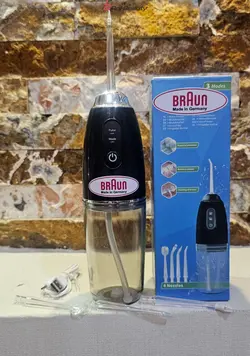 دستگاه واتر جت شست و شوی دهان و دندان گلویش براوان braunمدل WJ 10