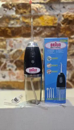 دستگاه واتر جت شست و شوی دهان و دندان گلویش براوان braunمدل WJ 10