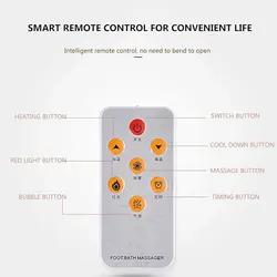 جکوزی 3کاره  XL GWP-FJY، ماساژور پا فوق العاده عمیق، حمام پا درمانی گرمایشی با کنترل از راه دور