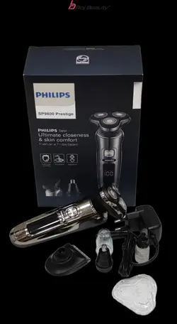 ریش تراش 3تیغ فیلیپس 4کاره اورجینال هلند  ‏PHILIPS-‌‏SP9800‏-‏Prestige‏