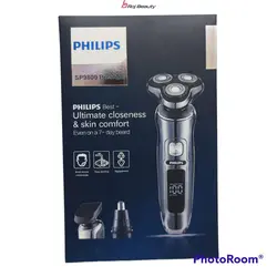 ریش تراش 3تیغ فیلیپس 4کاره اورجینال هلند  ‏PHILIPS-‌‏SP9800‏-‏Prestige‏