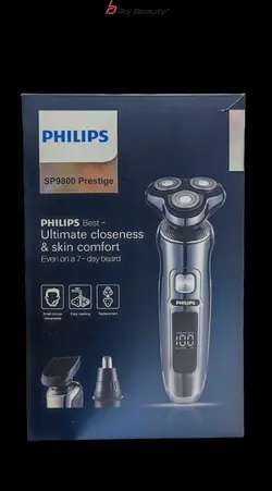 ریش تراش 3تیغ فیلیپس 4کاره اورجینال هلند  ‏PHILIPS-‌‏SP9800‏-‏Prestige‏