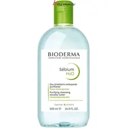 میسلار واتر پوست چرب و مختلط Sebium H2O بایودرما 500ml