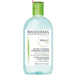 میسلار واتر پوست چرب و مختلط Sebium H2O بایودرما 500ml