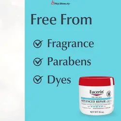 کرم ترمیم کننده پیشرفته eucerin مخصوص پوست های خیلی خشک مرطوب کننده صورت بدن