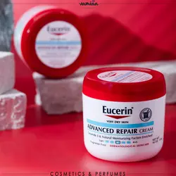 کرم ترمیم کننده پیشرفته eucerin مخصوص پوست های خیلی خشک مرطوب کننده صورت بدن