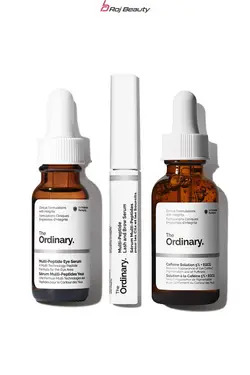 ست سرم های مولتی پپتید صورت و دورچشم و مژه و ابرو اوردینری